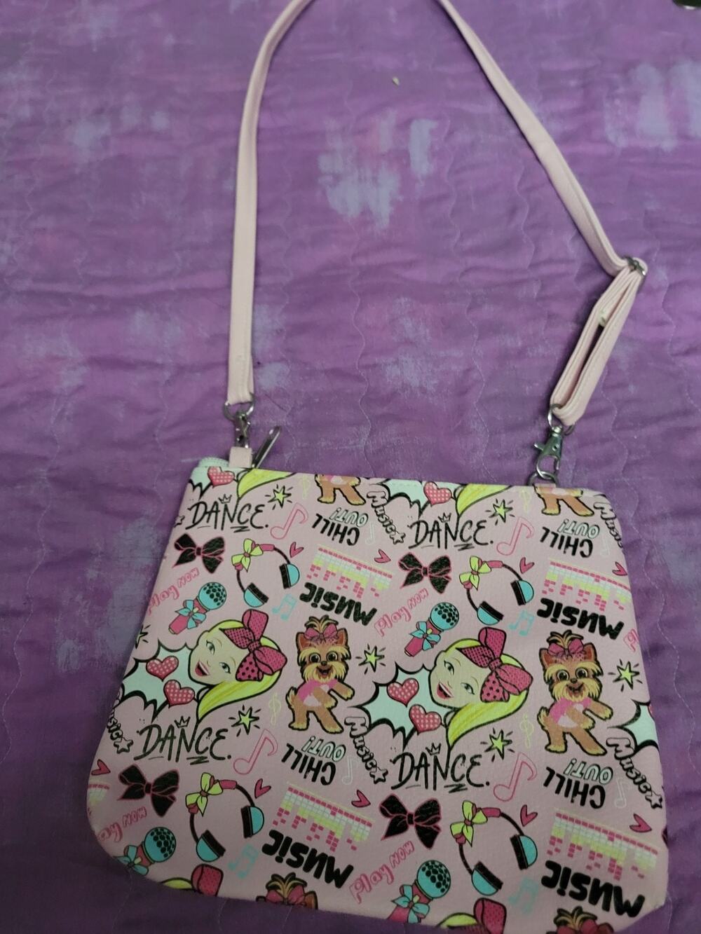 Jojo Siwa Girl's Crossbody Pink Purse Summer 2020 Sub Box